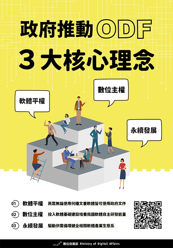 政府推動ODF3大核心理念