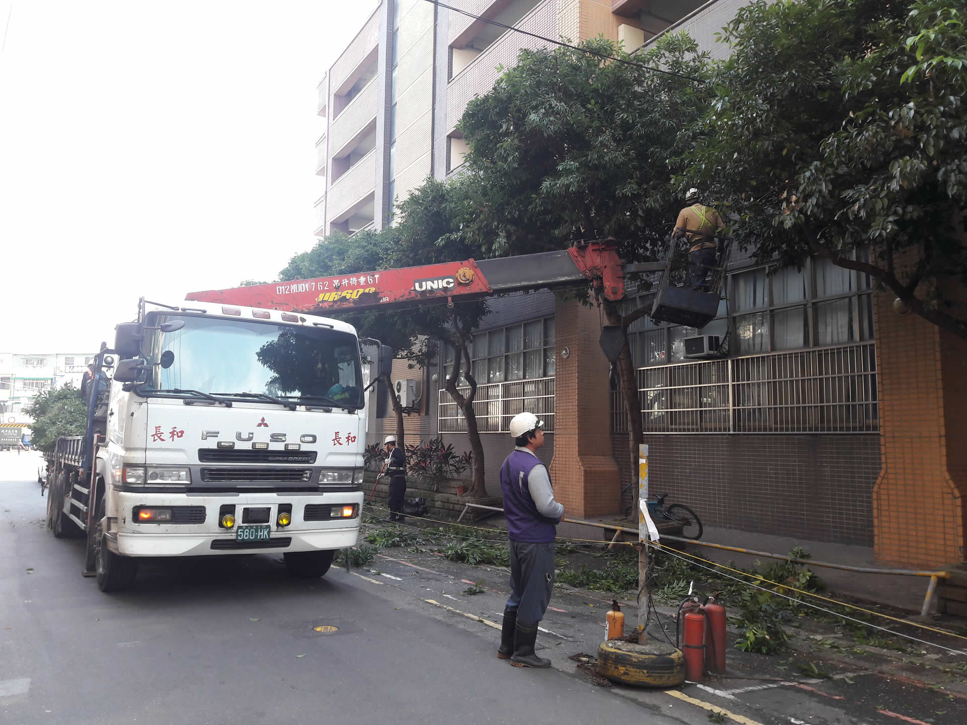 107年4月18日立體停車場旁